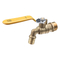 หัวฉีดน้ำร้อนทองเหลือง Elbow Nozzle Quick Water Faucet Brass Ball Bibcock
