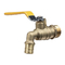 หัวฉีดน้ำร้อนทองเหลือง Elbow Nozzle Quick Water Faucet Brass Ball Bibcock