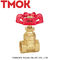 TMOK PN16 ไม่มีแหวนยางนิรภัย DN20 เธรด วาล์วประตูทองเหลืองแบบเต็มพอร์ต