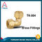 1/2 &quot;NPT Union Two Way Flow Thread Female Brass Elbow Connector